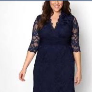 Kiyonna Screen Siren lace evening gown 3x